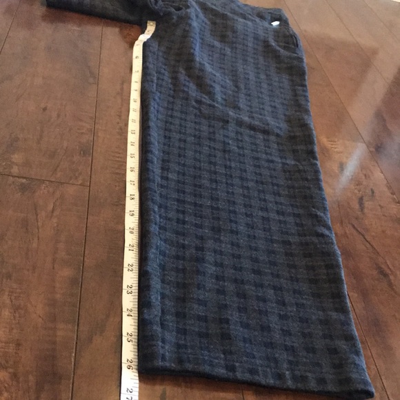 Contemporaine Plaid Checkered Flexible Elastic Waistband Pants size 10 - Picture 8 of 8